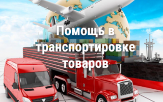 Помощь в транспортировке товаров